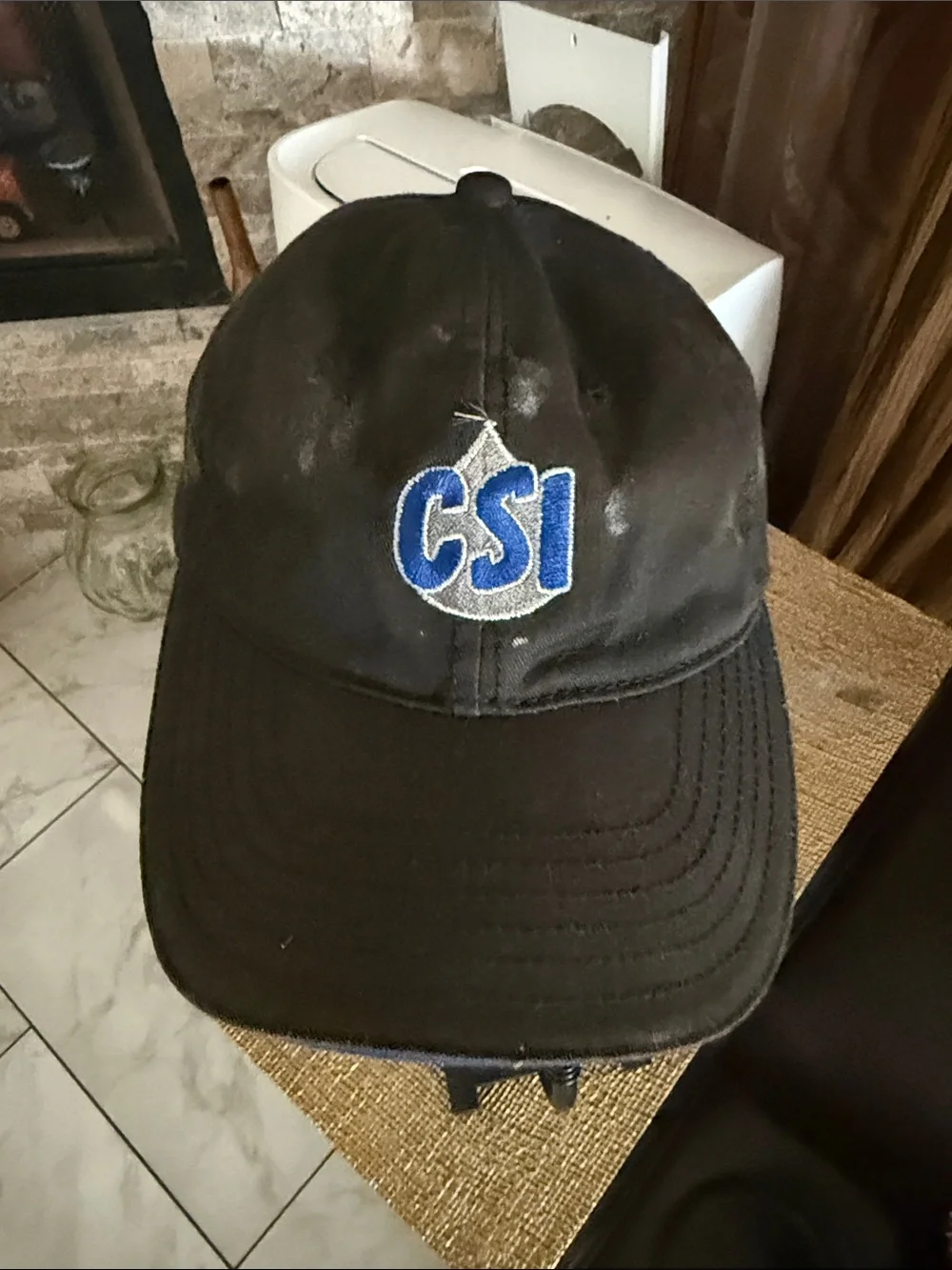 CSI Embroidered Black Baseball Cap